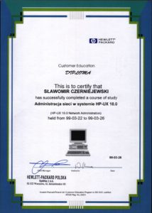Administracja sieci w systemie HP-UX