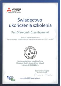 Zaawansowane programowanie i zarządzanie  systemem MAPS SCADA